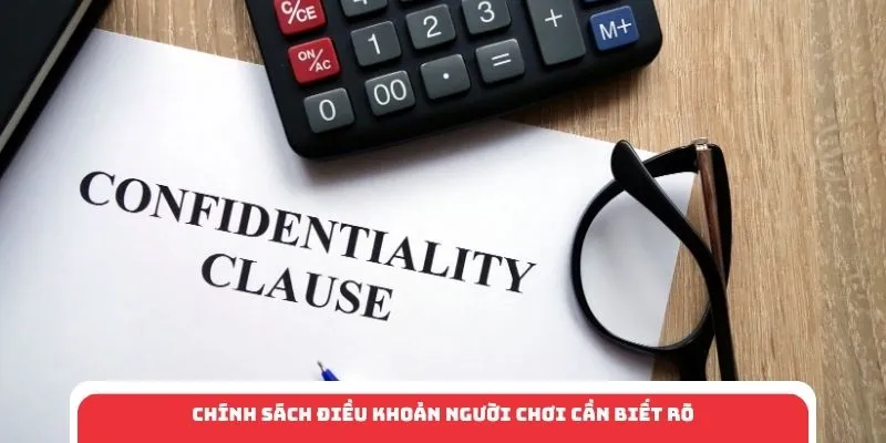 Chính sách điều khoản người chơi cần biết rõ